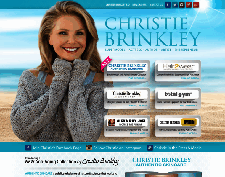 Christiebrinkley.com thumbnail