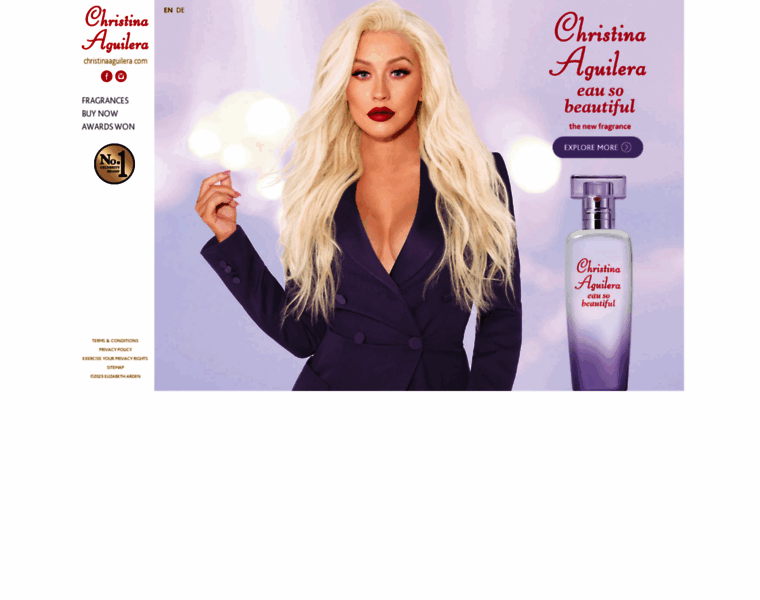 Christina-aguilera-perfumes.com thumbnail