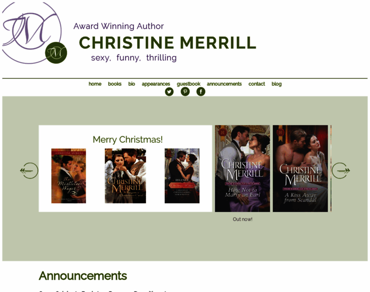 Christine-merrill.com thumbnail