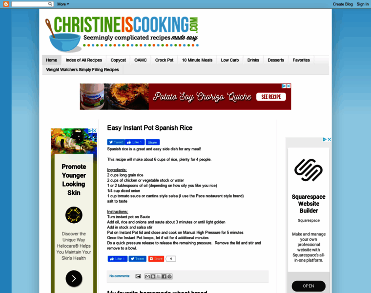 Christineiscooking.com thumbnail