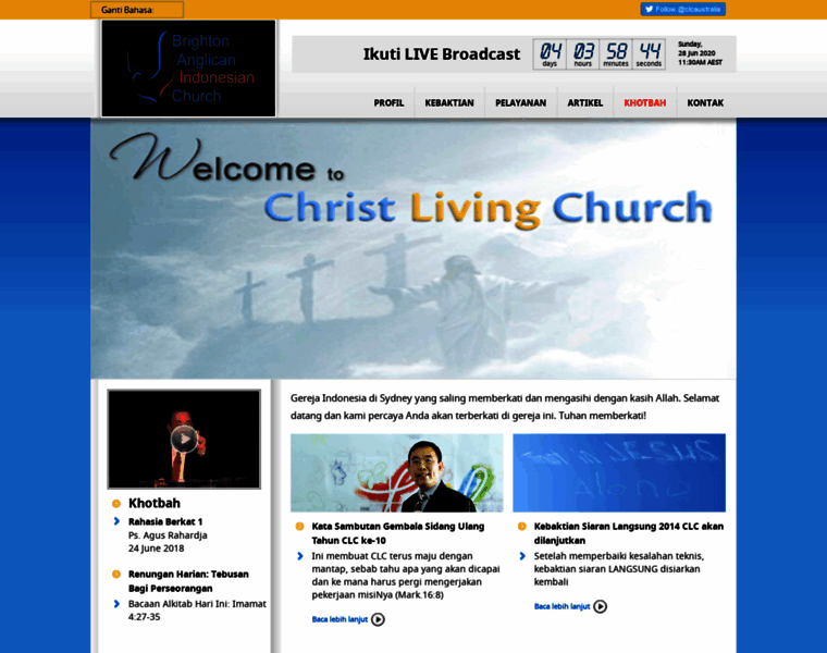 Christlivingchurch.com thumbnail