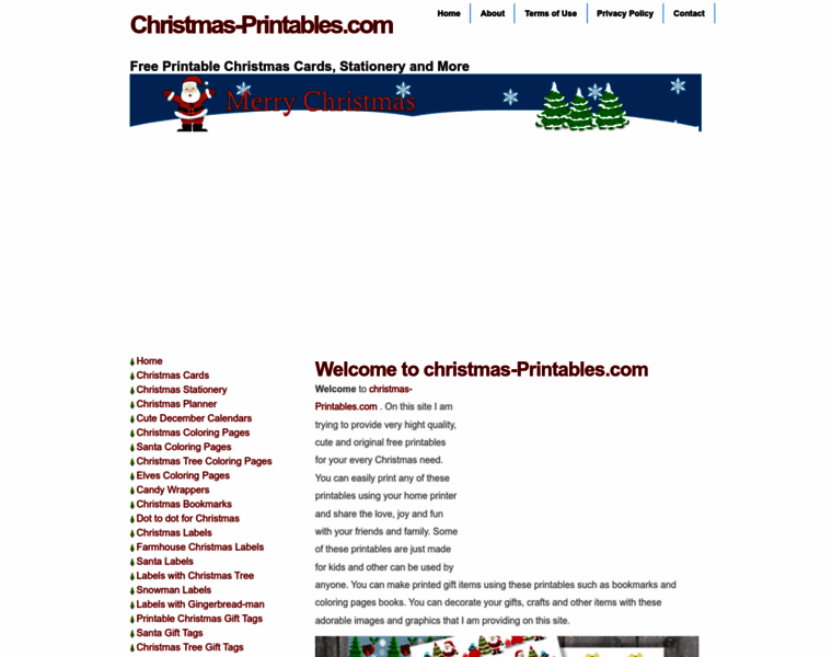 Christmas-printables.com thumbnail