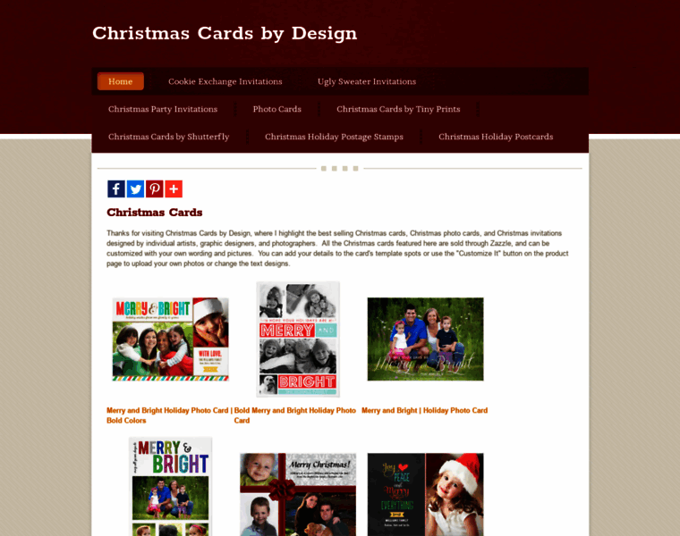 Christmascardsbydesign.com thumbnail