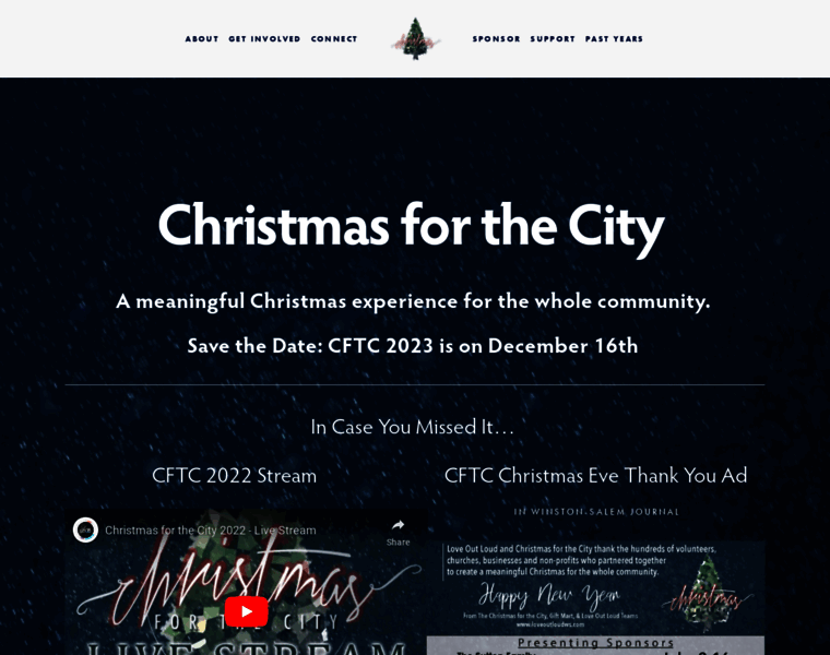 Christmasforthecity.com thumbnail