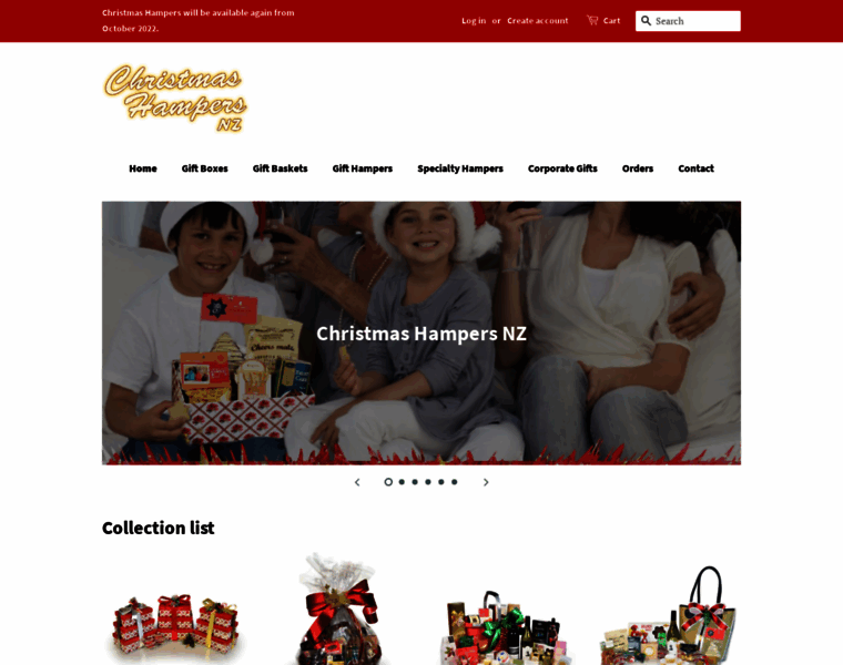 Christmashampers.co.nz thumbnail