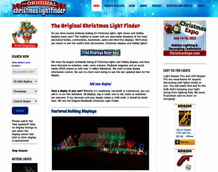 Christmaslightfinder.com thumbnail