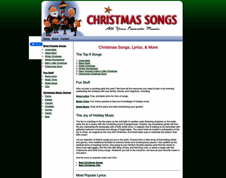 Christmassongs.net thumbnail