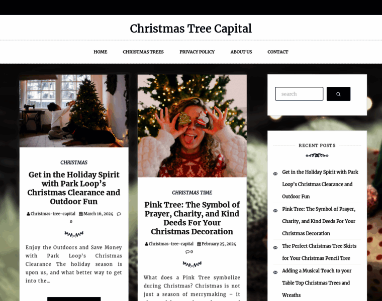 Christmastreecapital.com thumbnail
