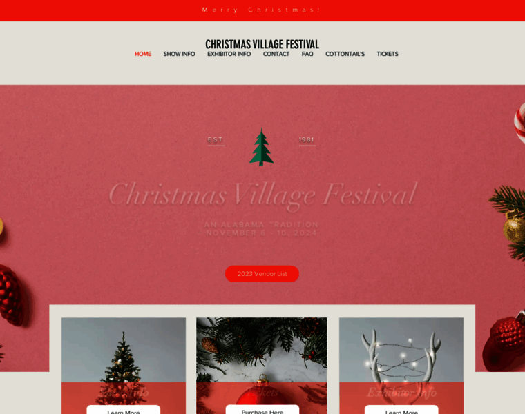 Christmasvillagefestival.com thumbnail