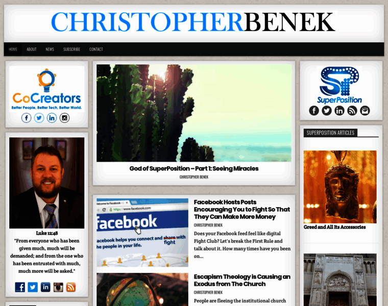 Christopherbenek.com thumbnail