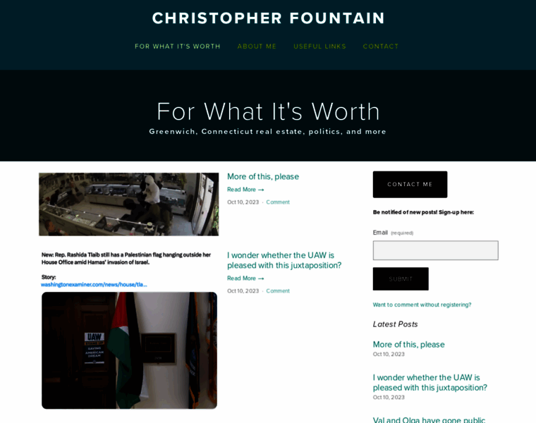 Christopherfountain.com thumbnail