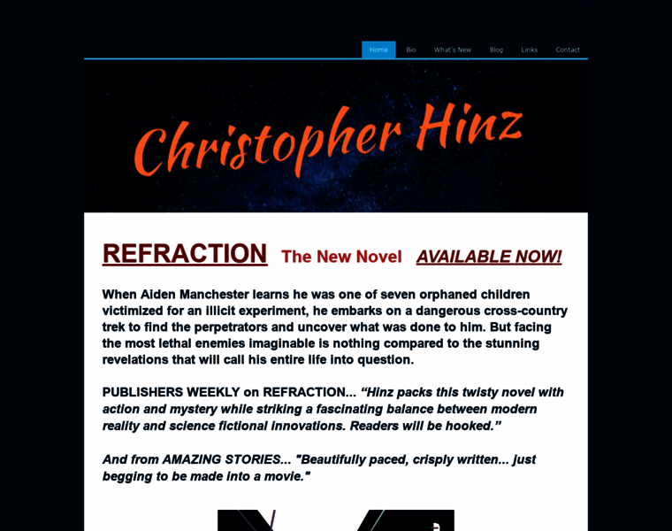 Christopherhinz.com thumbnail