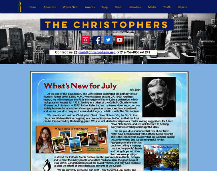 Christophers.org thumbnail