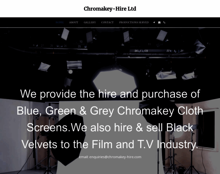 Chromakey-hire.com thumbnail