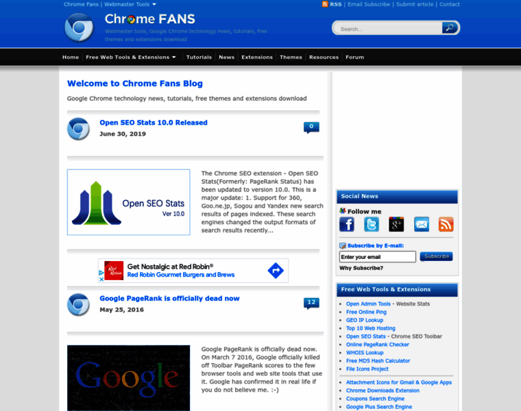 Chromefans.org thumbnail