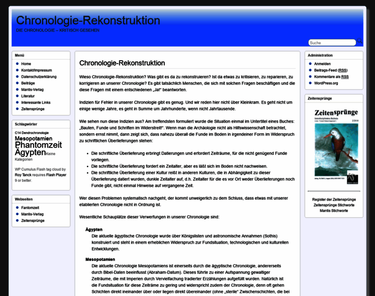 Chrono-rekonstruktion.de thumbnail