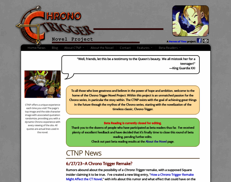 Chronotrigger.info thumbnail