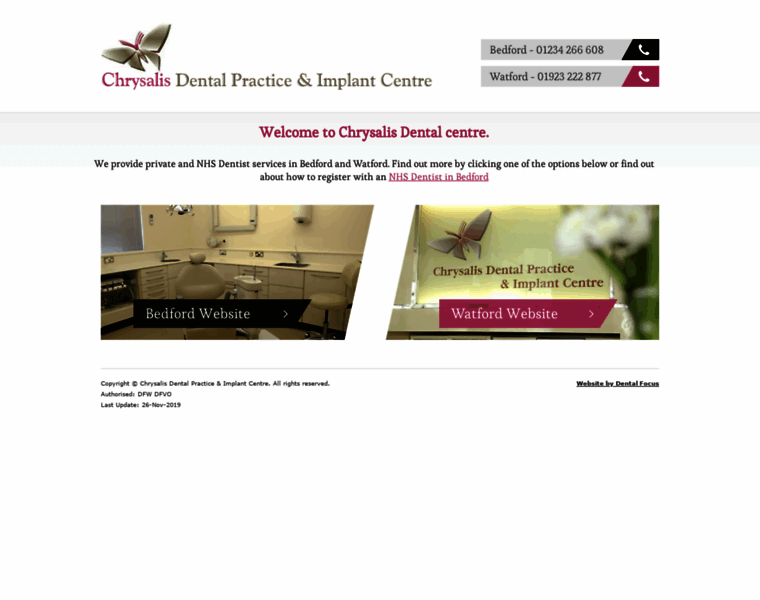 Chrysalisdentalpractice.co.uk thumbnail