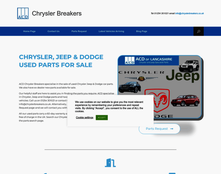 Chryslerbreakers.co.uk thumbnail