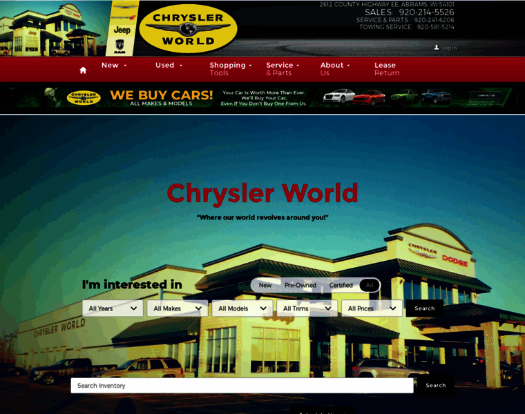 Chryslerworldwisconsin.com thumbnail