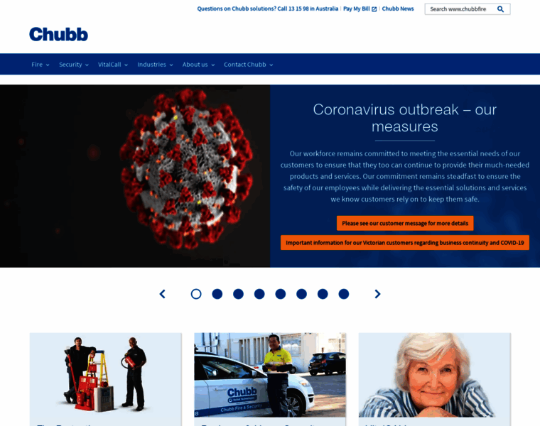 Chubb.com.au thumbnail