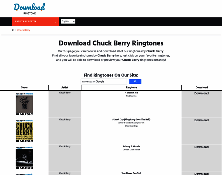 Chuckberry.download-ringtone.com thumbnail