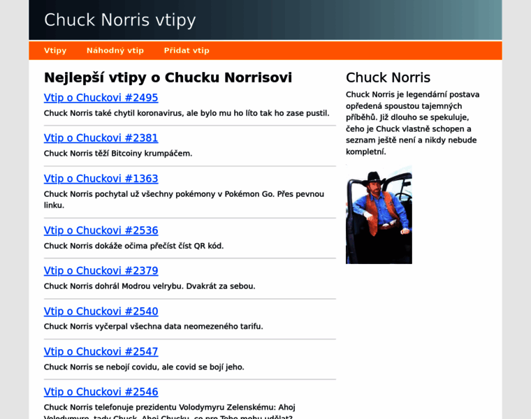 Chucknorris.cz thumbnail