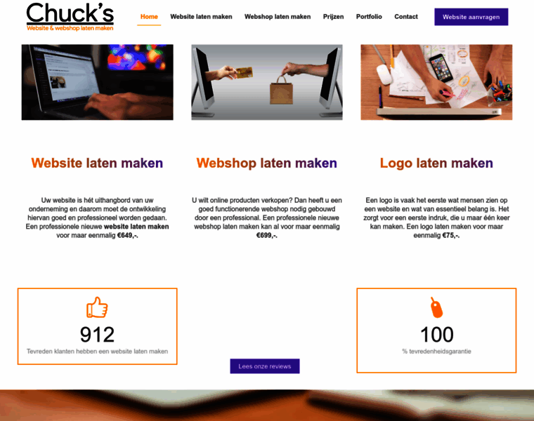 Chuckswebdesign.nl thumbnail