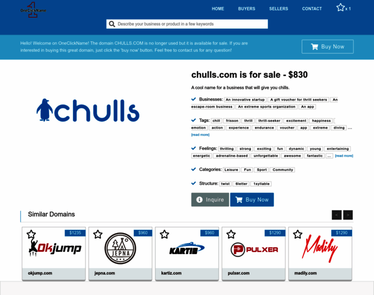 Chulls.com thumbnail