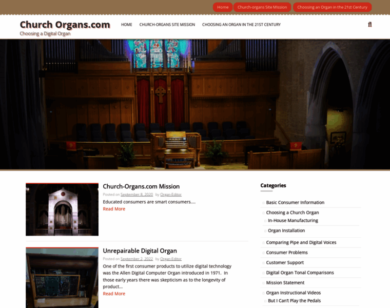 Church-organs.com thumbnail