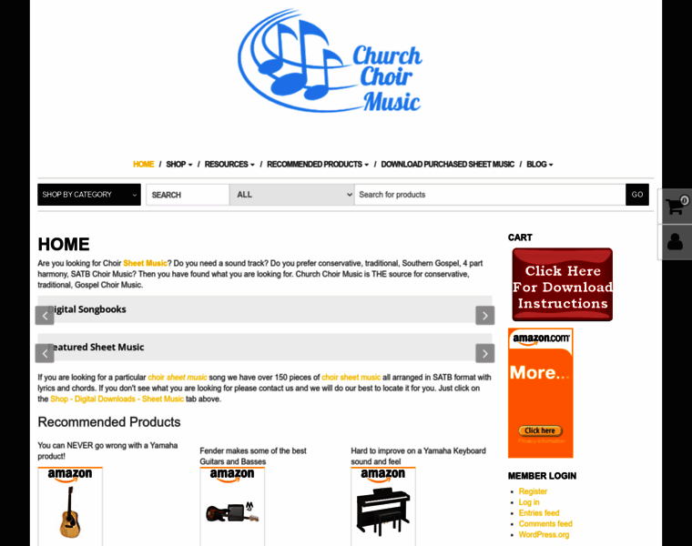 Churchchoirmusic.com thumbnail