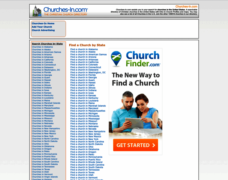 Churches-in.com thumbnail