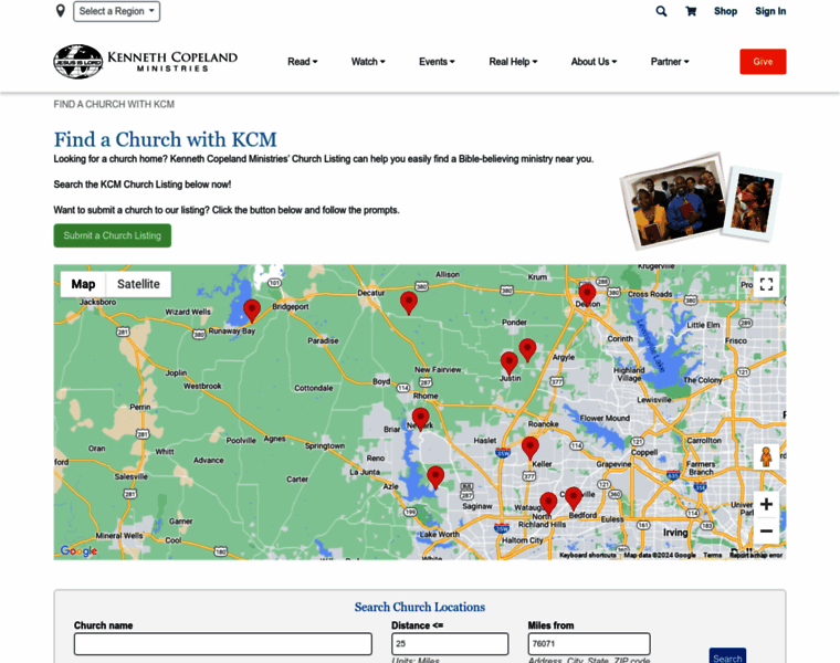 Churches.kcm.org thumbnail