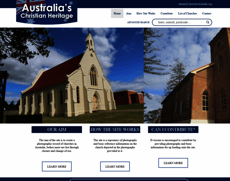 Churchesaustralia.org thumbnail