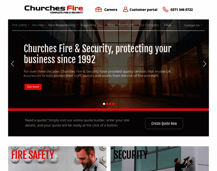 Churchesfire.com thumbnail