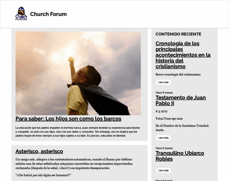 Churchforum.org thumbnail