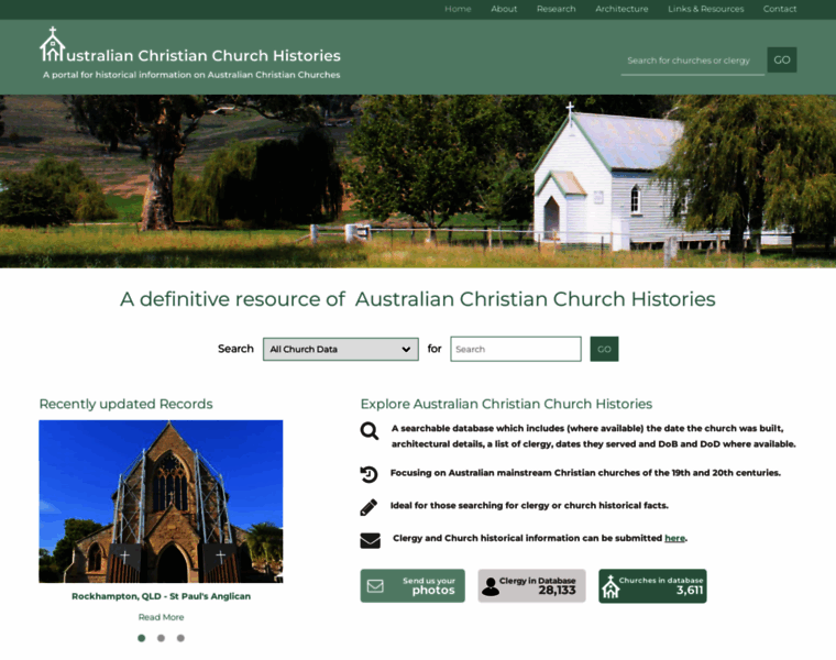 Churchhistories.net.au thumbnail