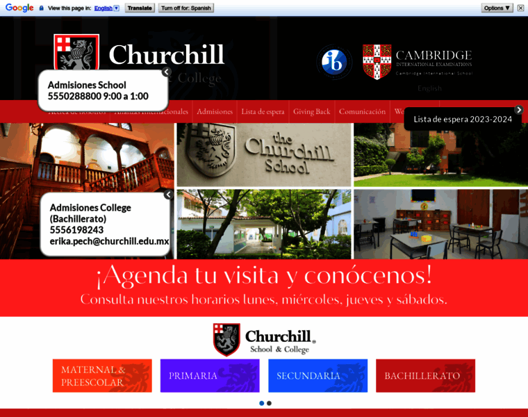 Churchill.edu.mx thumbnail