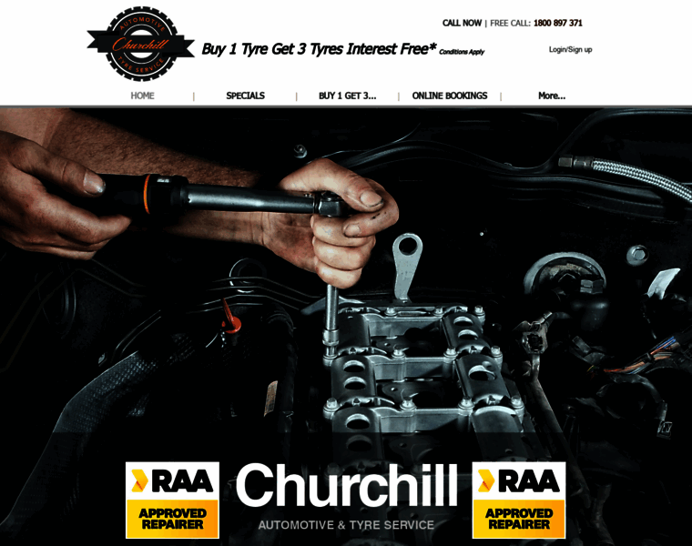 Churchillautomotive.com.au thumbnail