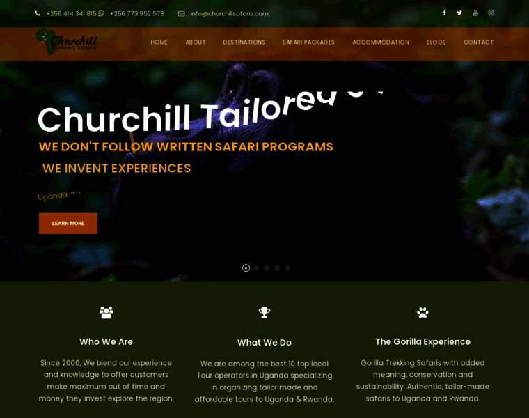 Churchillsafaris.com thumbnail
