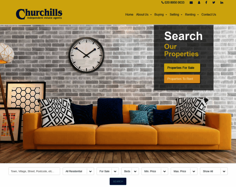 Churchillsbushey.co.uk thumbnail