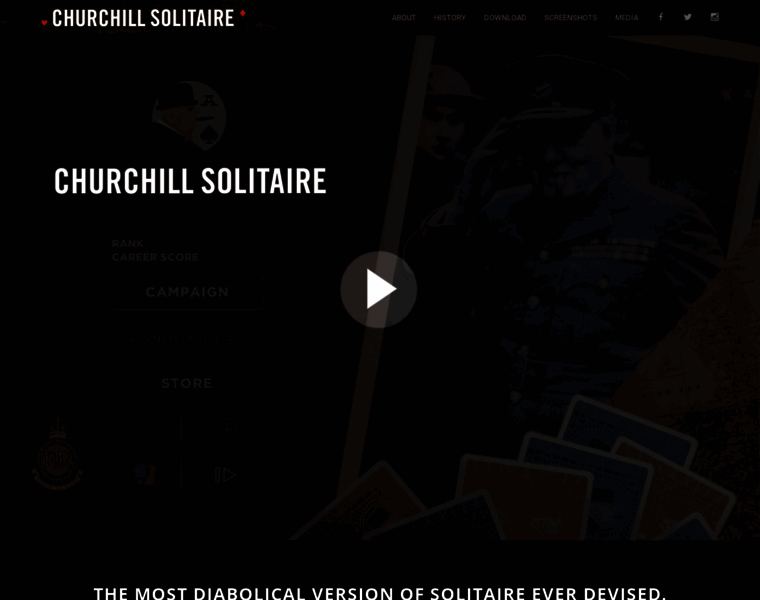 Churchillsolitaire.com thumbnail