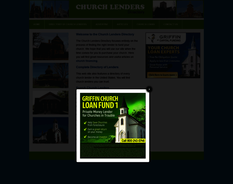 Churchlendersdirectory.com thumbnail