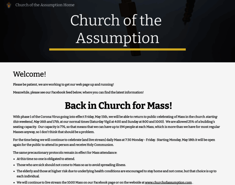 Churchofassumption.com thumbnail