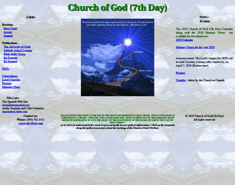 Churchofgod-7thday.org thumbnail