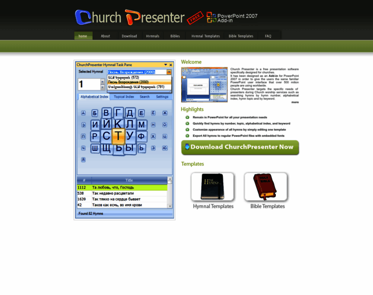 Churchpresenter.net thumbnail
