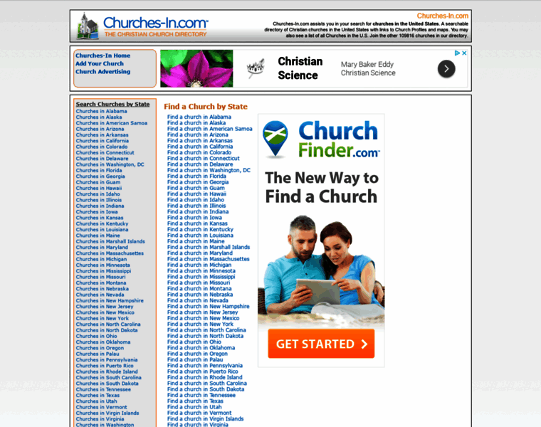 Churchsearch.net thumbnail