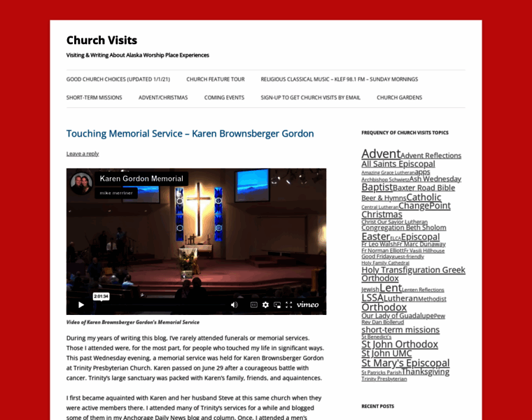 Churchvisits.com thumbnail