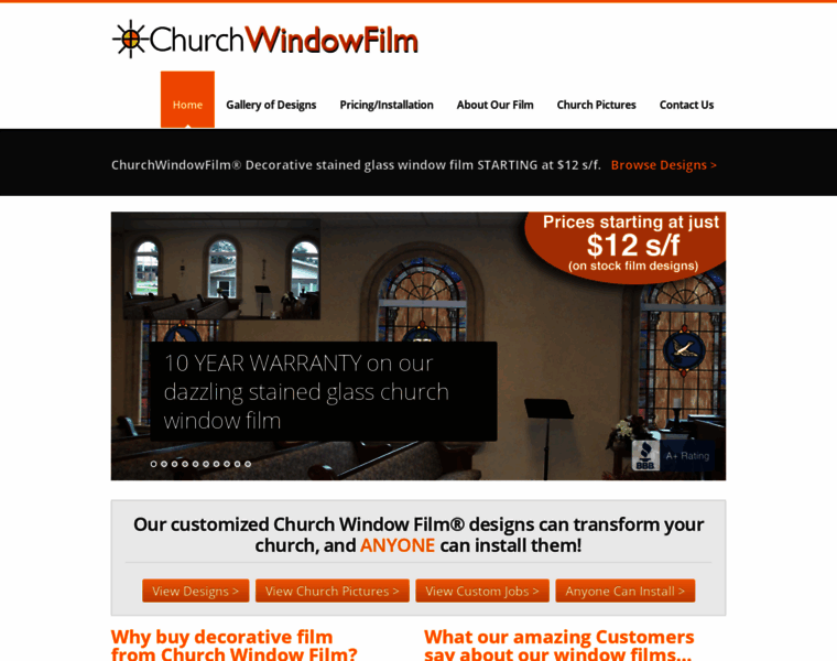 Churchwindowfilm.com thumbnail