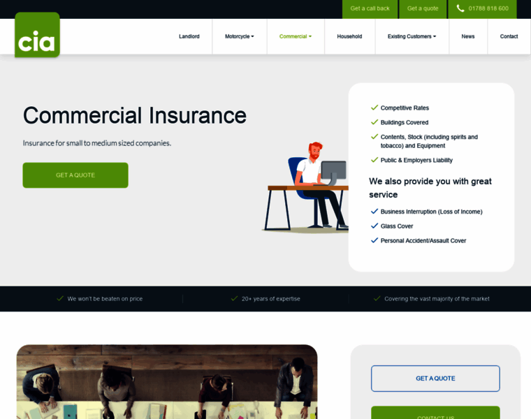 Cia-commercial-insurance.co.uk thumbnail